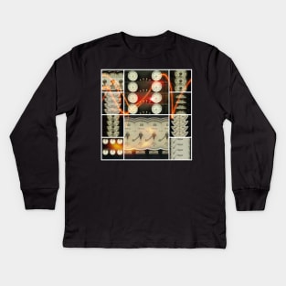 Power and Control - Collage Kids Long Sleeve T-Shirt